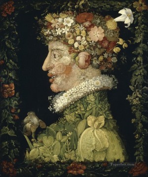  Arcimboldo Oil Painting - Spring 1573 Giuseppe Arcimboldo